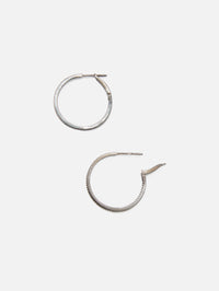 1" Pave Diamond Hoops,SHYLEE ROSE,BLACK GOLD,Image 3