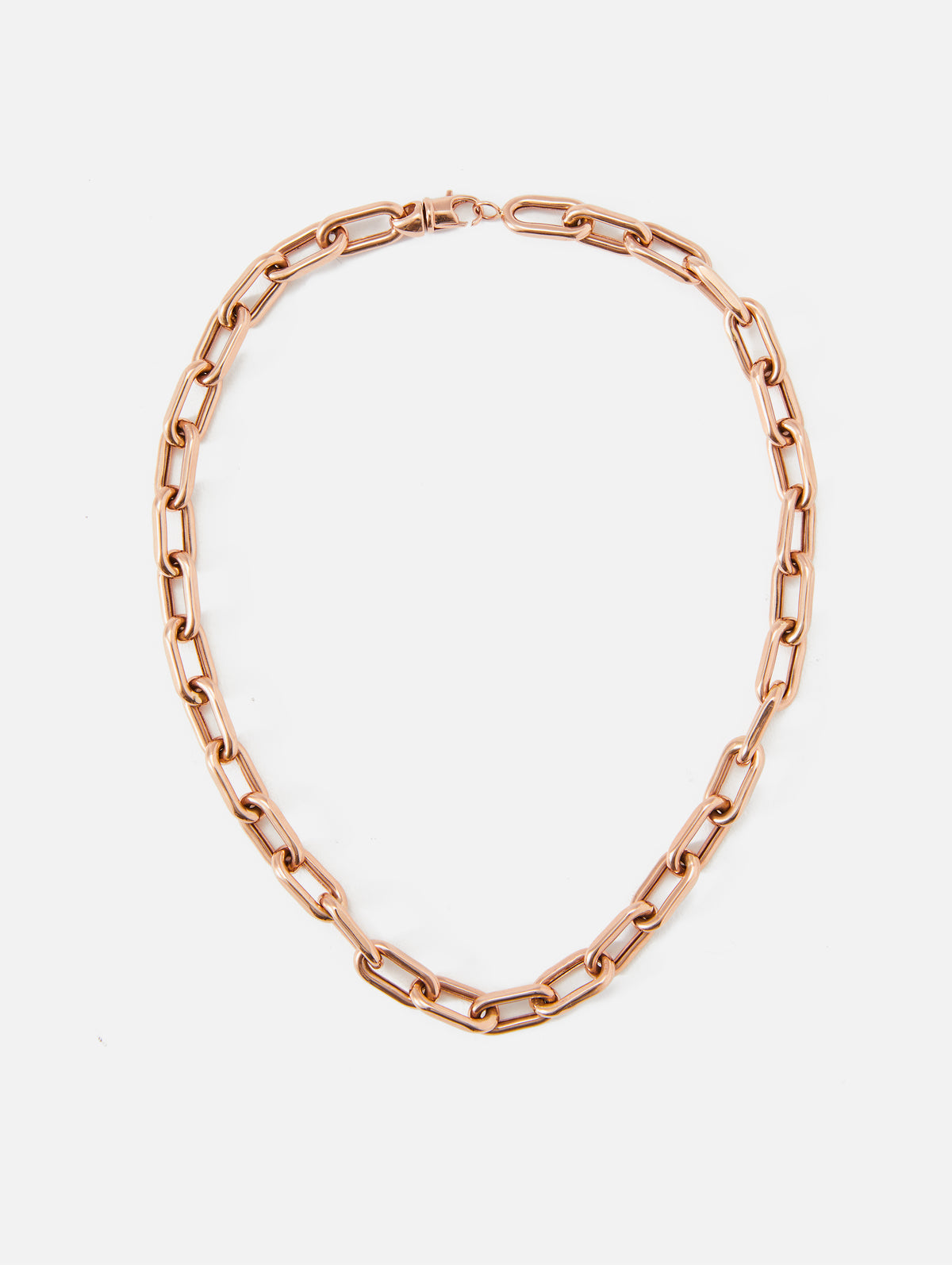 Extra Large Open Link Necklace,SHYLEE ROSE,YELLOW GOLD,Image 4