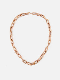 Extra Large Open Link Necklace,SHYLEE ROSE,YELLOW GOLD,Image 4