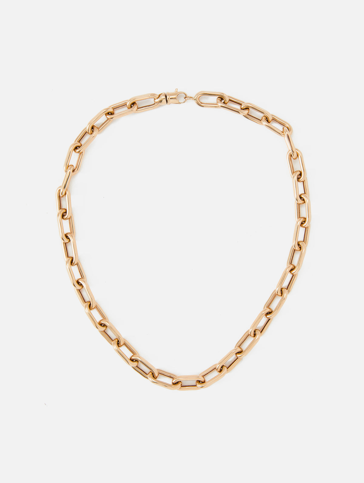Extra Large Open Link Necklace,SHYLEE ROSE,YELLOW GOLD,Image 1