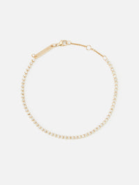 3 Prong Tennis Bracelet,ZOE CHICCO,YELLOW GOLD,Image 3