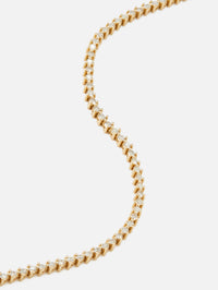 3 Prong Tennis Bracelet,ZOE CHICCO,YELLOW GOLD,Image 4