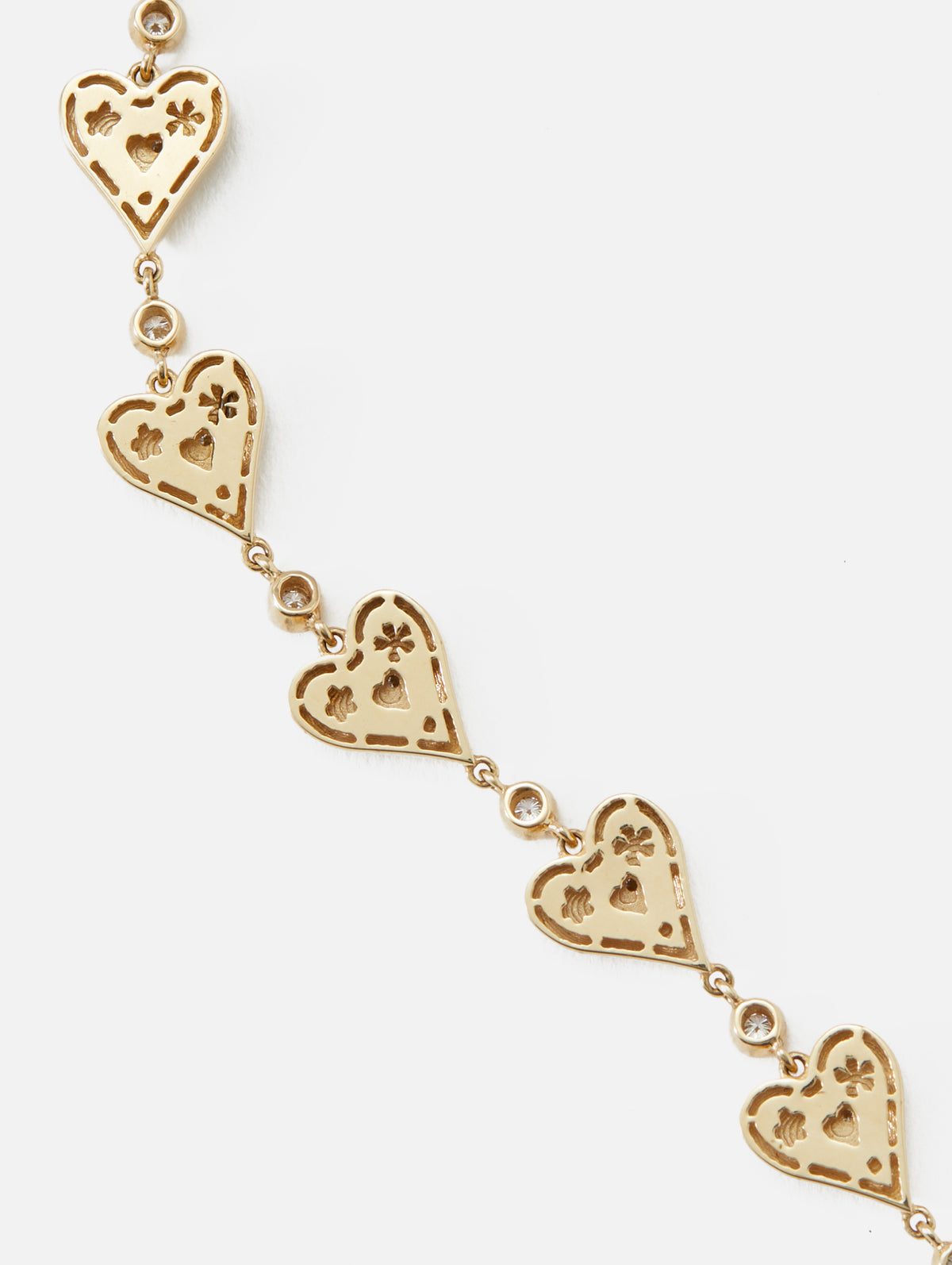 Southwestern Heart Bracelet,MARLO LAZ,YELLOW GOLD,Image 5