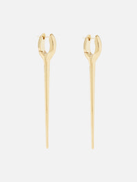 Lola Needle Earring,MELISSA KAYE,YELLOW GOLD,Image 1