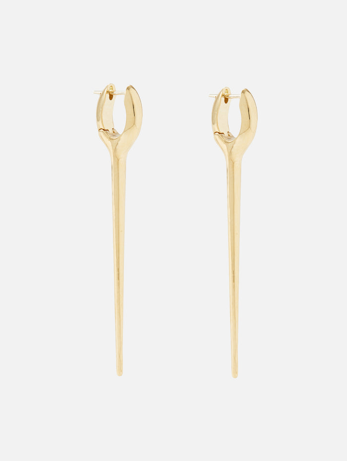 Lola Needle Earring,MELISSA KAYE,YELLOW GOLD,Image 1