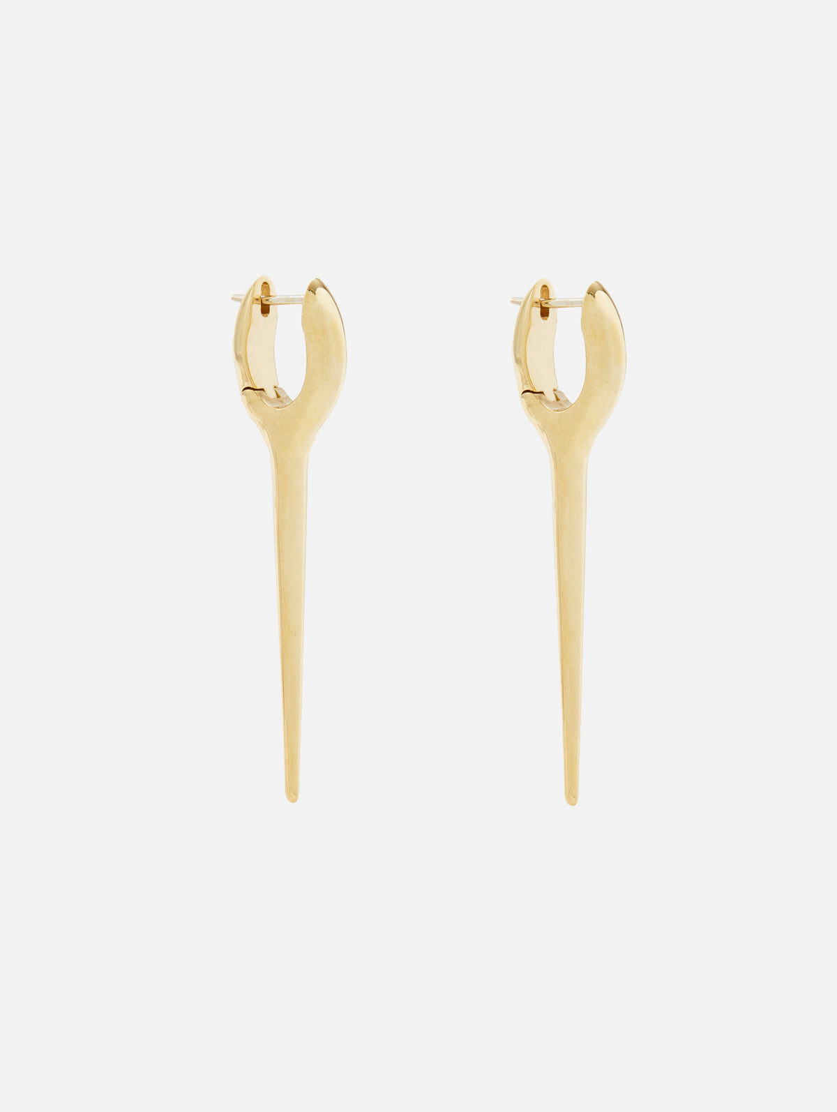 Medium Lola Needle Earring,MELISSA KAYE,YELLOW GOLD,Image 1
