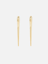 Medium Lola Needle Earring,MELISSA KAYE,YELLOW GOLD,Image 3