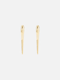 Small Lola Needle Earring,MELISSA KAYE,YELLOW GOLD,Image 3