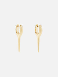 Small Lola Needle Earring,MELISSA KAYE,YELLOW GOLD,Image 1
