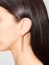 Lola Needle Earring,MELISSA KAYE,YELLOW GOLD,Image 2
