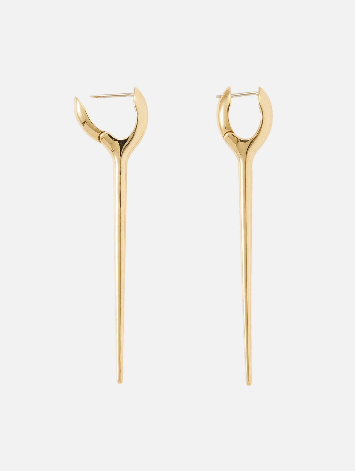 Lola Needle Earring,MELISSA KAYE,YELLOW GOLD,Image 4