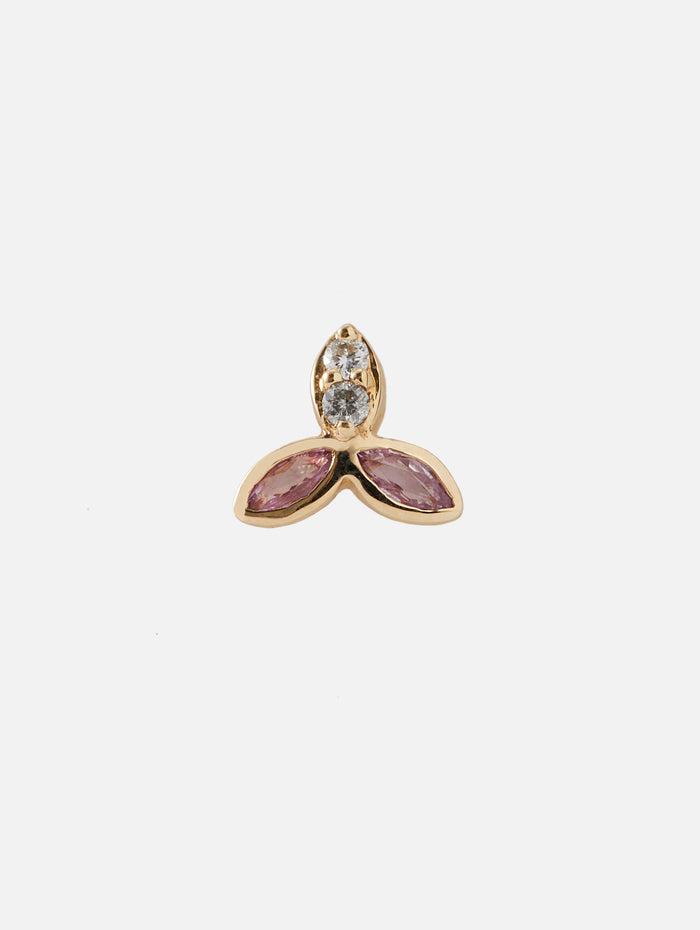 Three Stories Petal Studs,THREE STORIES JEWELRY,YELLOW GOLD,Image 1