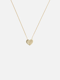 Small Love Explosion Heart Necklace,THREE STORIES JEWELRY,YELLOW GOLD,Image 5