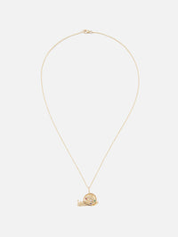 Small Gold Snail Pendant,BRENT NEALE,YELLOW GOLD,Image 3