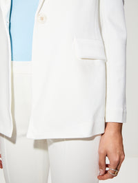 Peak Lapel Jacket,ROSETTA GETTY,BLACK,Image 10