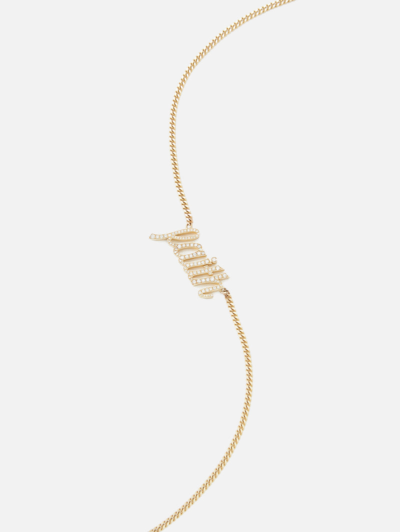 Faith Small La Firma Diamond Necklace