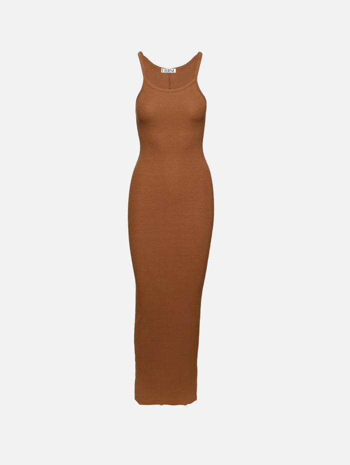 Maxi Tank Dress,ÉTERNE,EARTH,Image 1