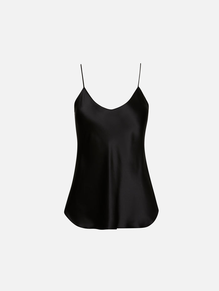 Isabella Cami Top,NILI LOTAN,BLACK,Image 1
