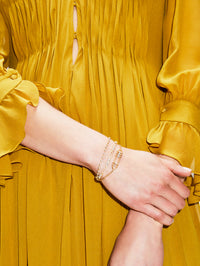 Small Sophisticate Line Bracelet,JADE TRAU,YELLOW GOLD,Image 2