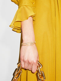 Pia Chain Bracelet,JADE TRAU,YELLOW GOLD,Image 2