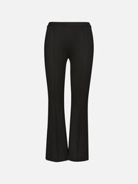 Pull On Cropped Flare Pant,ROSETTA GETTY,WHITE,Image 1