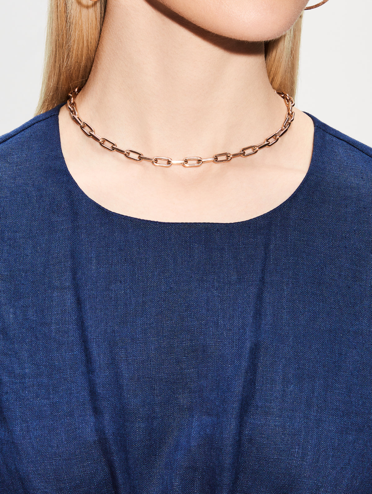 Open Link Necklace,SHYLEE ROSE,YELLOW GOLD,Image 6