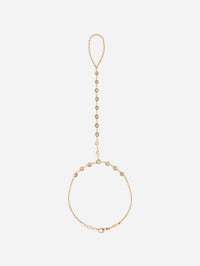 Diamond Finger Bracelet,JACQUIE AICHE,YELLOW GOLD,Image 1