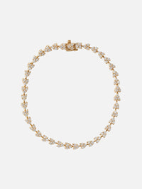 Lizzie Diamond Bracelet,JACQUIE AICHE,YELLOW GOLD,Image 3