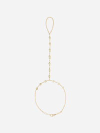 7 Marquise Diamond Finger Bracelet,JACQUIE AICHE,YELLOW GOLD,Image 1