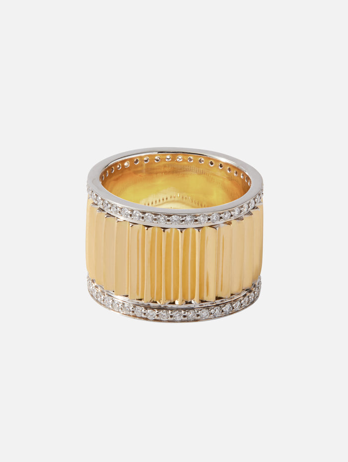 Clive Fluted Band Ring,WALTERS FAITH,MULTI,Image 1