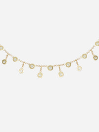 Diamond Shaker Necklace,JACQUIE AICHE,YELLOW GOLD,Image 3