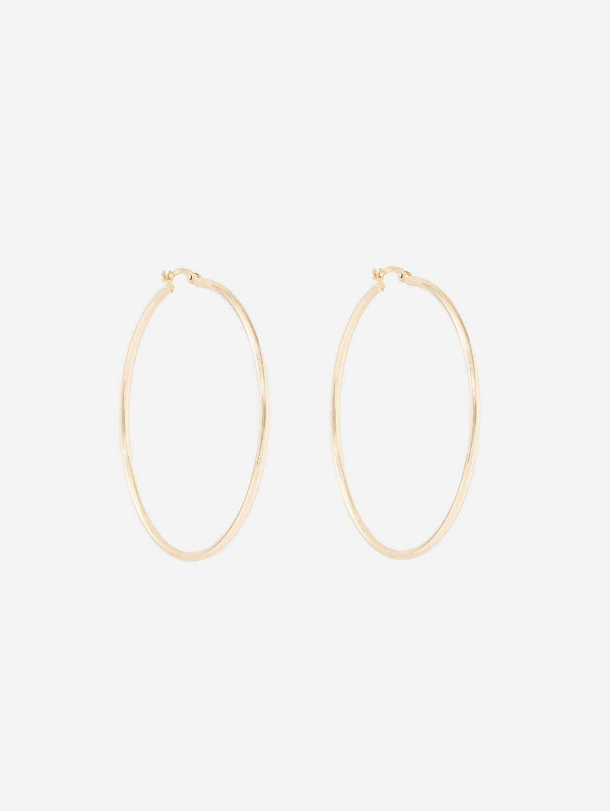 2" Skinny Hoops,SHYLEE ROSE,WHITE GOLD,Image 6