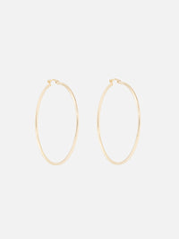 2" Skinny Hoops,SHYLEE ROSE,WHITE GOLD,Image 6