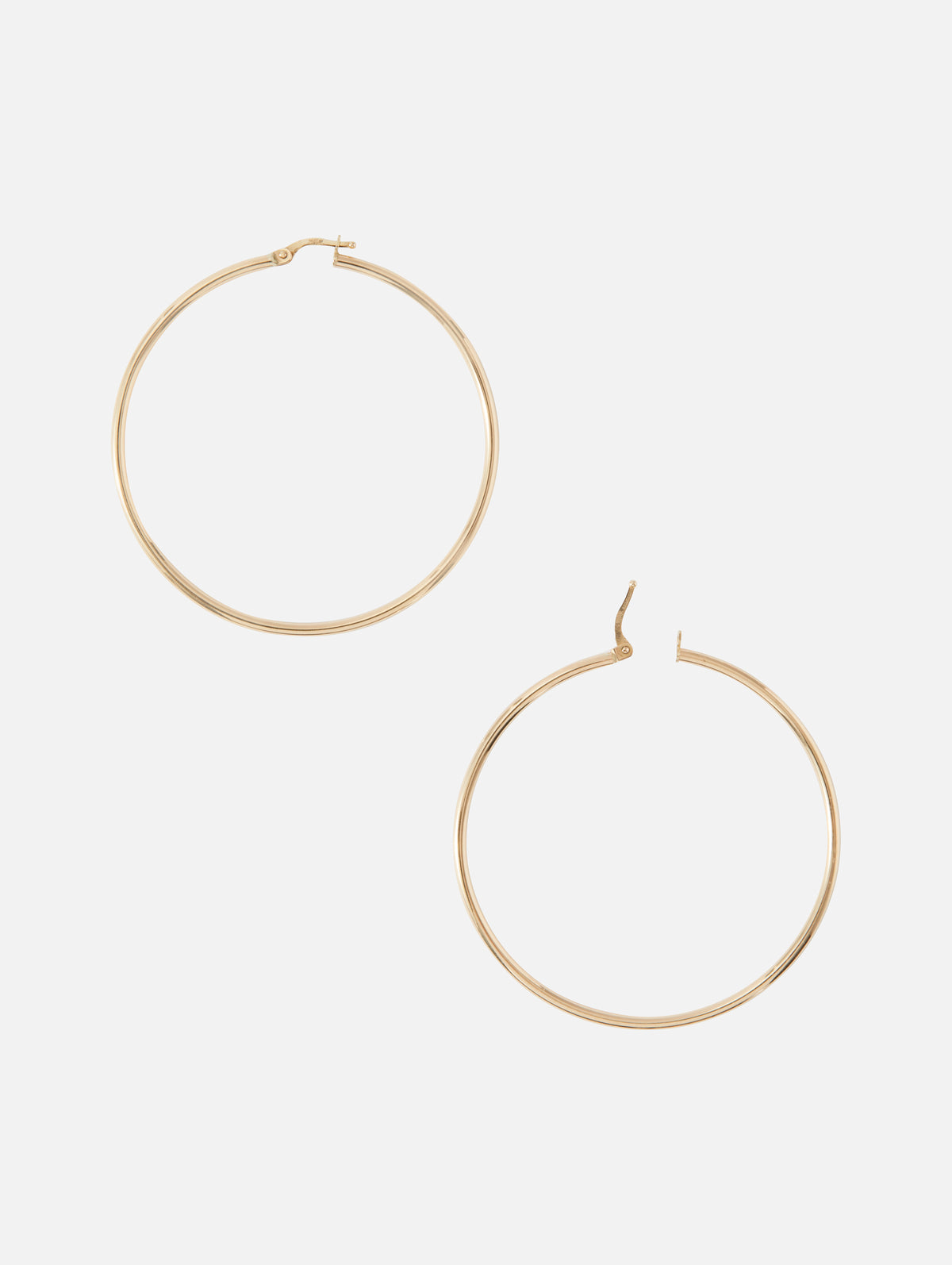 2" Skinny Hoops,SHYLEE ROSE,WHITE GOLD,Image 9