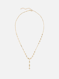 Hailey Diamond Necklace,JACQUIE AICHE,YELLOW GOLD,Image 1