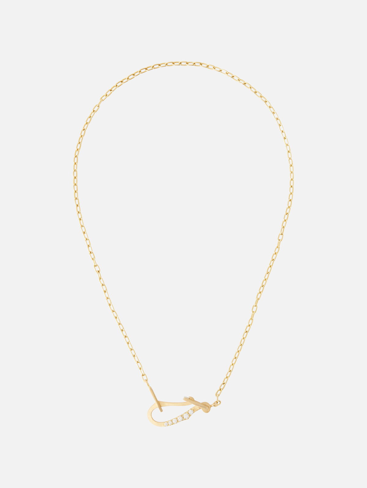 Diamond Lola Necklace,JADE TRAU,YELLOW GOLD,Image 1