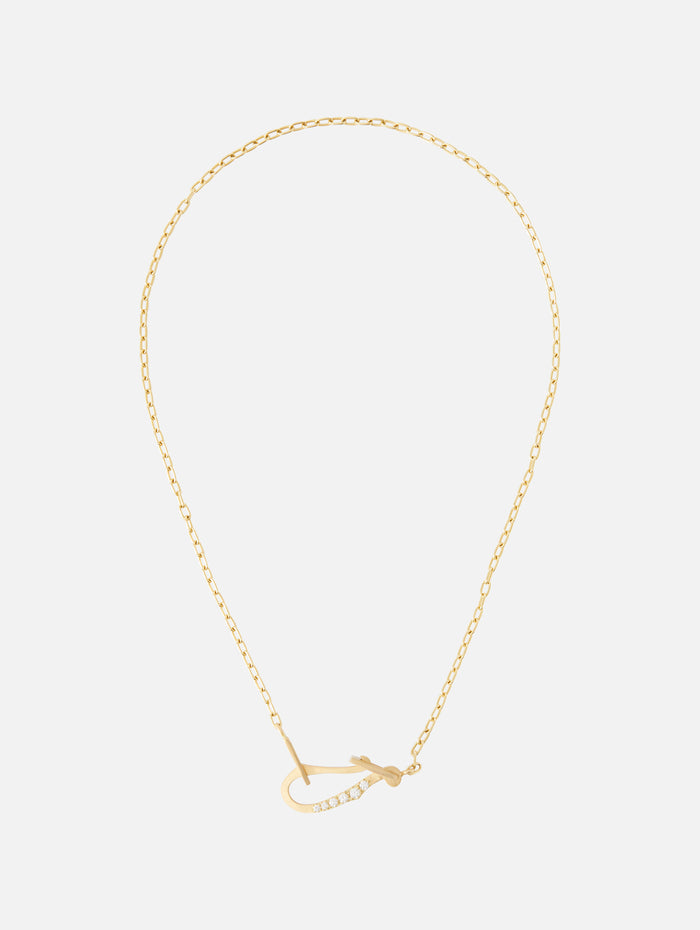 Diamond Lola Necklace,JADE TRAU,YELLOW GOLD,Image 1