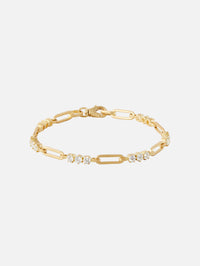 Pia Chain Bracelet,JADE TRAU,YELLOW GOLD,Image 1