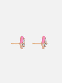 Aquamarine and Diamond Twinkle Studs,EMILY P WHEELER,ROSE GOLD,Image 3
