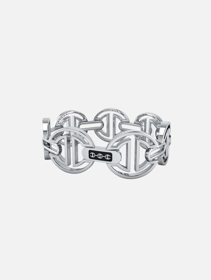Large Link MMV Bracelet,HOORSENBUHS,SS,Image 1