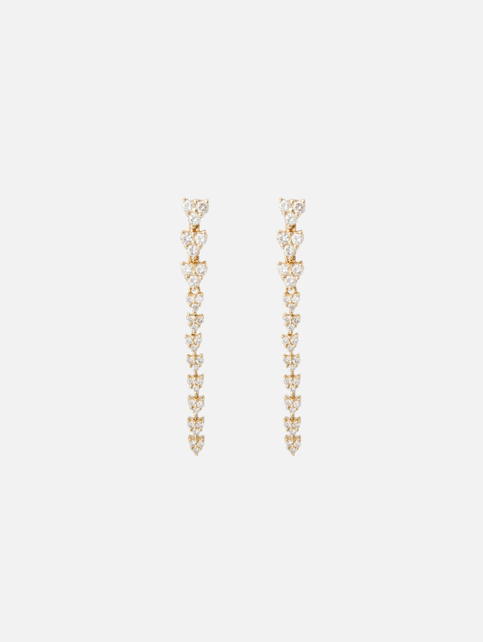 Liz Drop Earrings,JACQUIE AICHE,YELLOW GOLD,Image 1