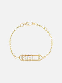 Penelope Floating Bracelet,JADE TRAU,YELLOW GOLD,Image 1