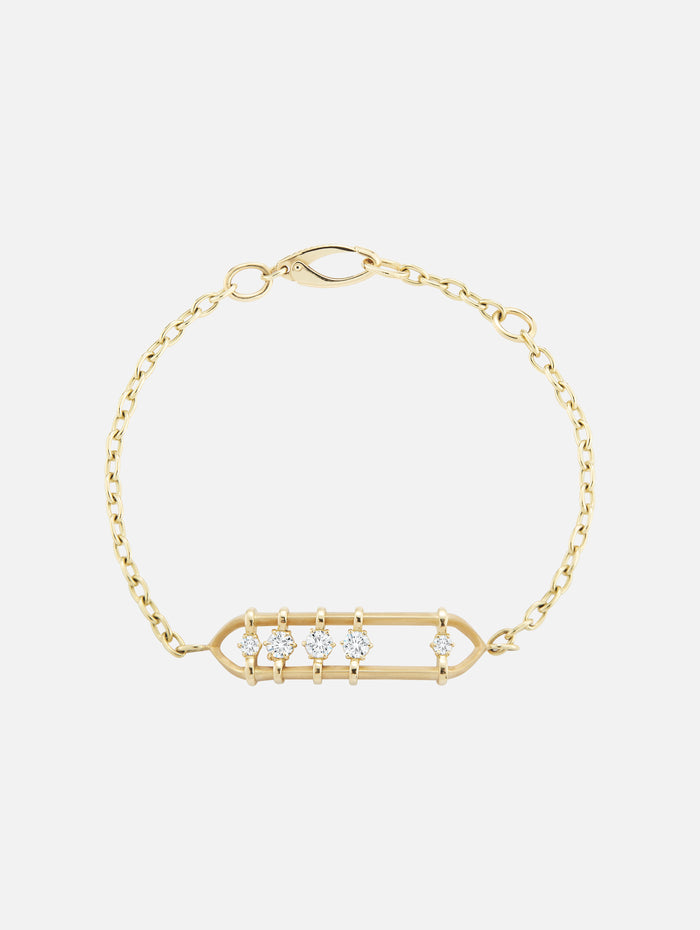 Penelope Floating Bracelet,JADE TRAU,YELLOW GOLD,Image 1