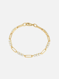 Pia Chain Bracelet,JADE TRAU,YELLOW GOLD,Image 3
