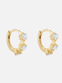 Kismet Mini Huggies,JADE TRAU,YELLOW GOLD,Image 1