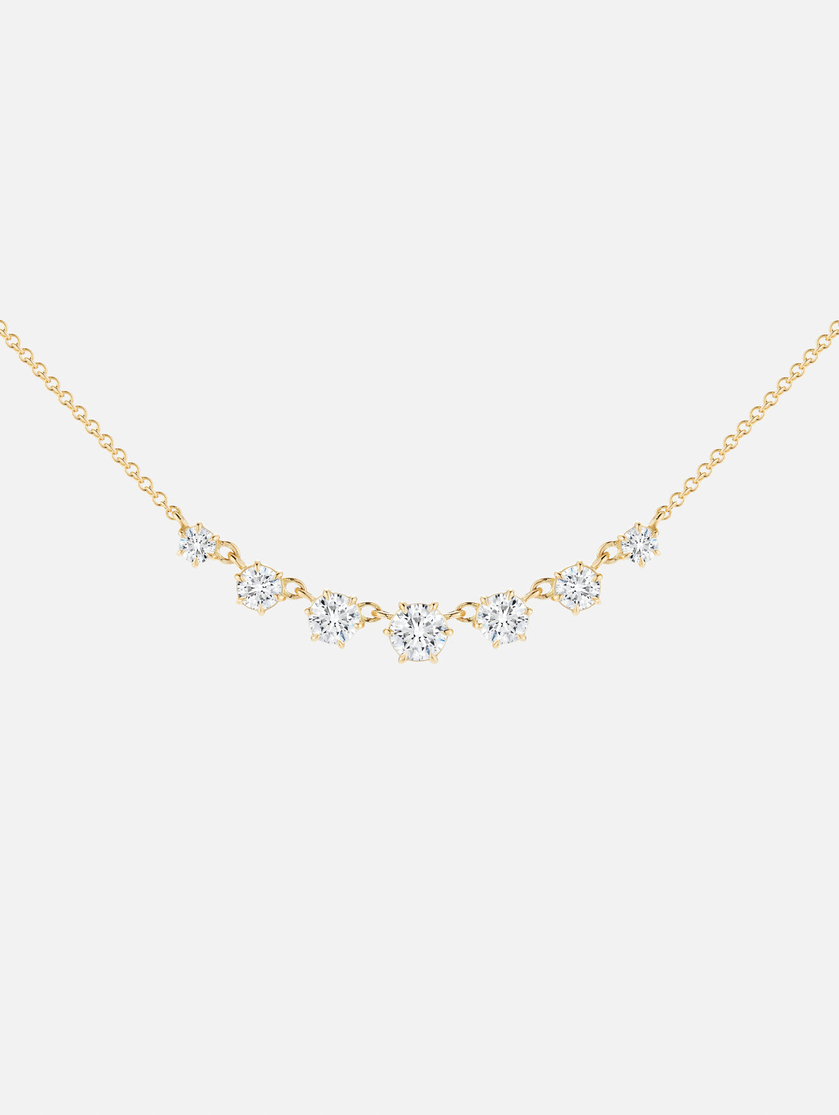 Small Penelope Necklace,JADE TRAU,YELLOW GOLD,Image 1