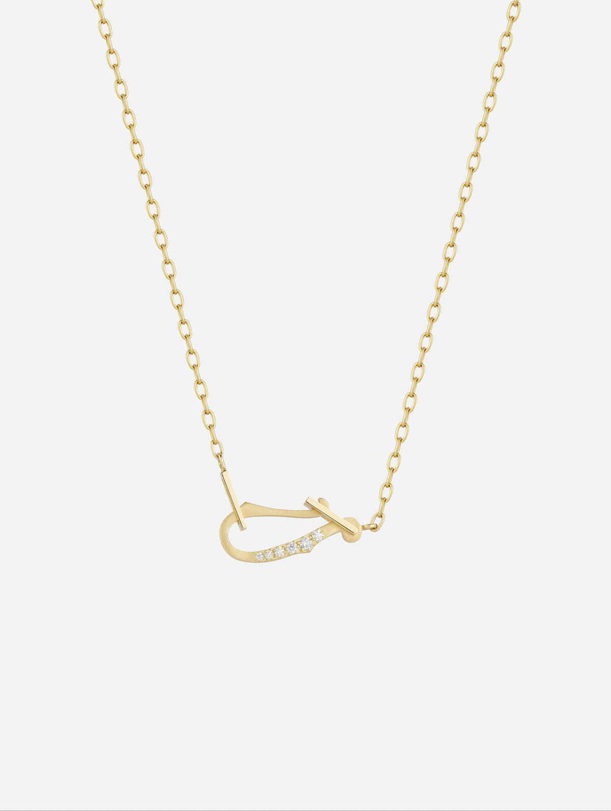Diamond Lola Necklace,JADE TRAU,YELLOW GOLD,Image 3