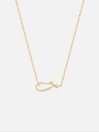 Diamond Lola Necklace,JADE TRAU,YELLOW GOLD,Image 3