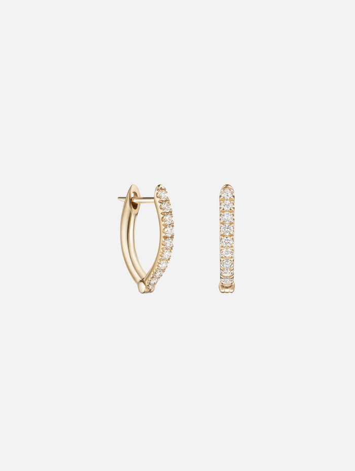 Small Cristina Earring,MELISSA KAYE,YELLOW GOLD,Image 1
