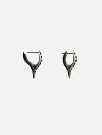 Mini Lola Needle Earrings,MELISSA KAYE,BLACK GOLD,Image 4